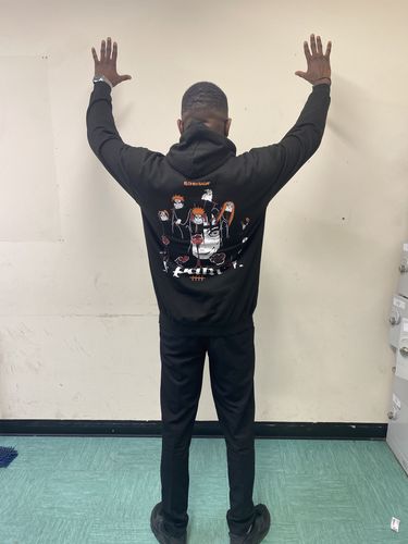 Customer photo review of Six Paths of Pain - Graphic Hoodie