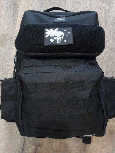 Customer photo review of Tacpac 'D-Ploy' Blackhawk Nappy Bag Set