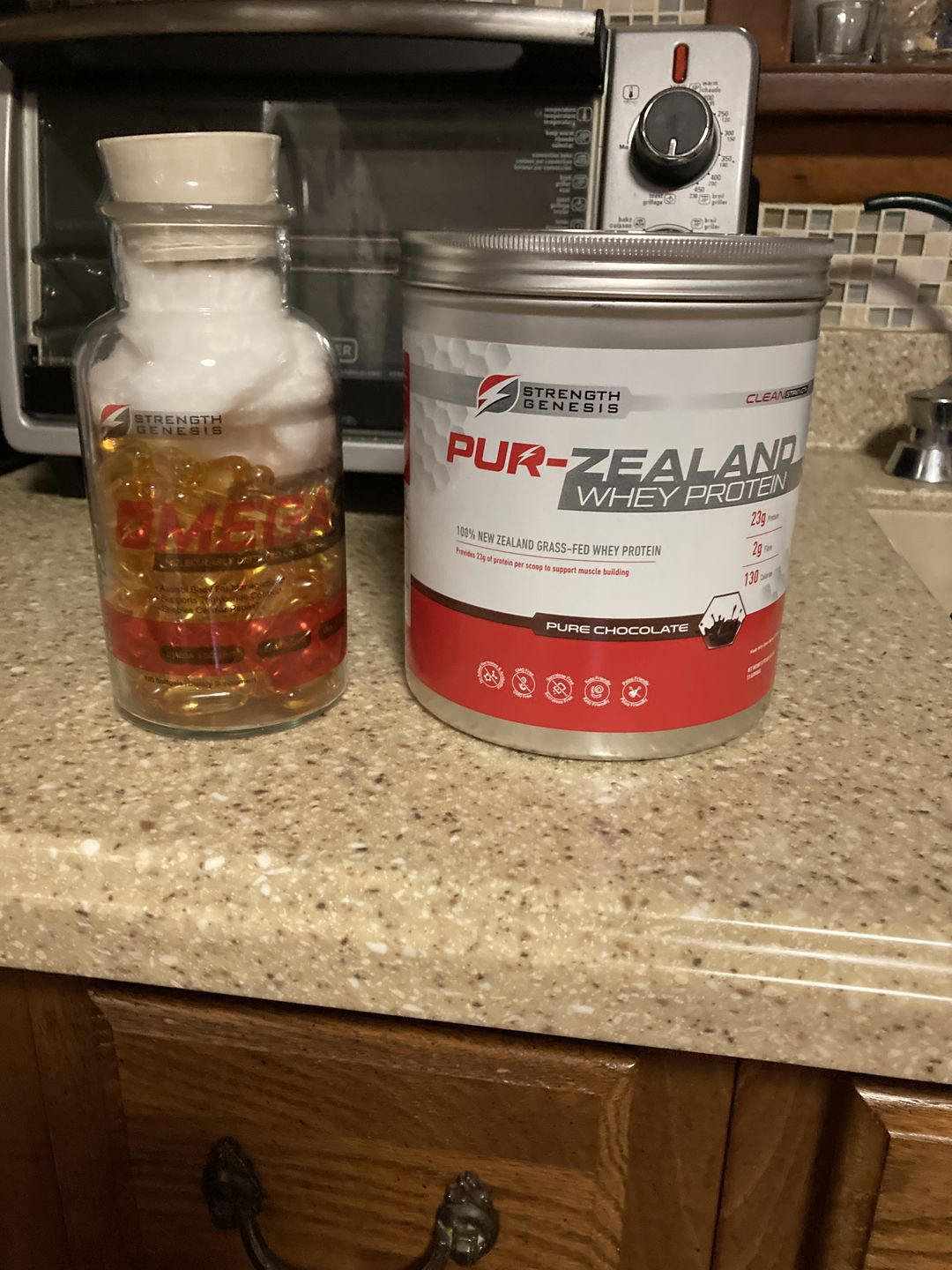 Customer photo review of Omega 3 Molecularly Distilled Cold Processed Fish Oil (120 Softgels)