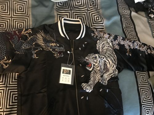 Customer photo review of Four Legendary Creatures Sukajan Souvenir Jacket