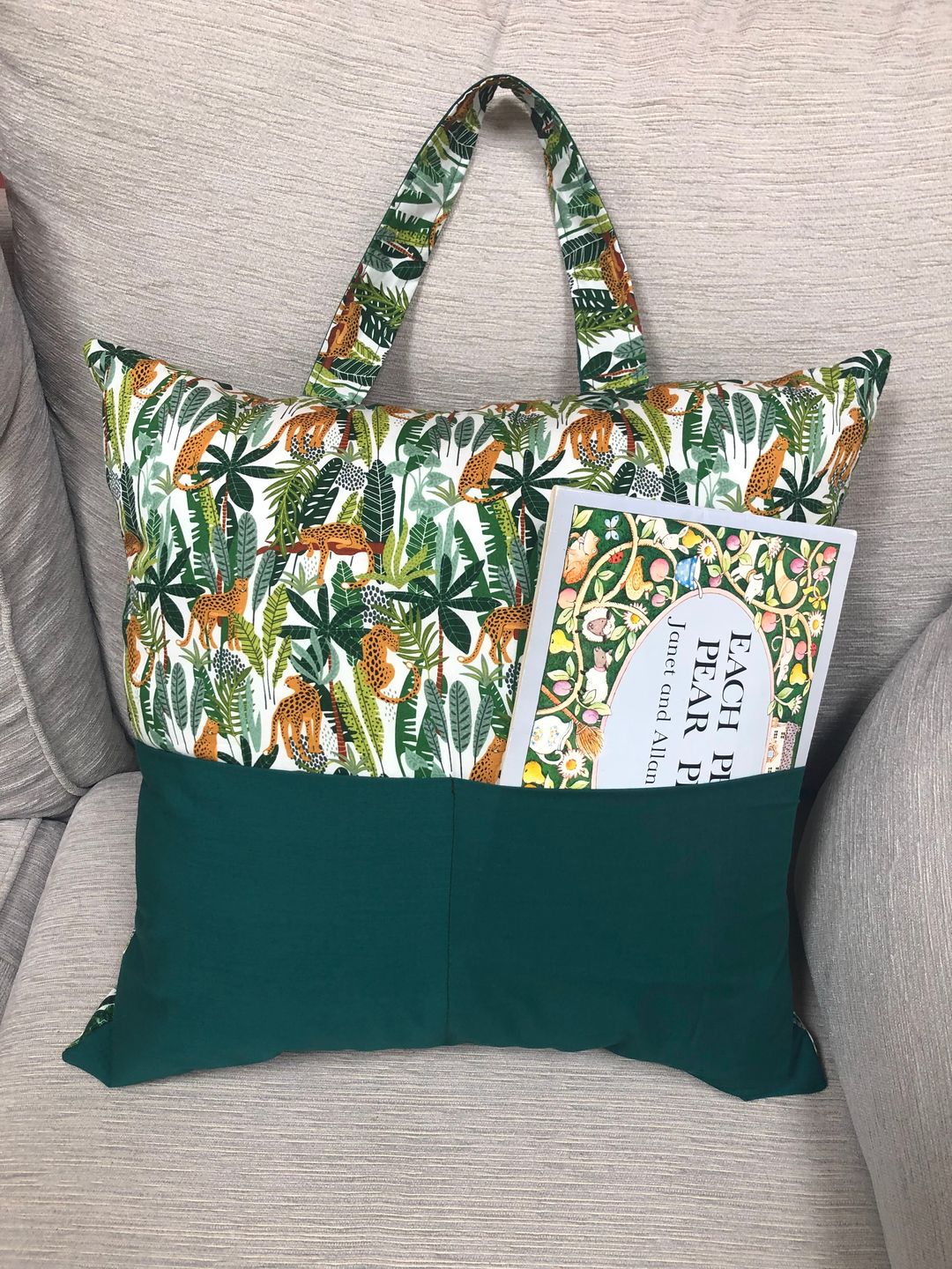 Customer photo review of Jungle Leopards Rose & Hubble Cotton Poplin Fabric