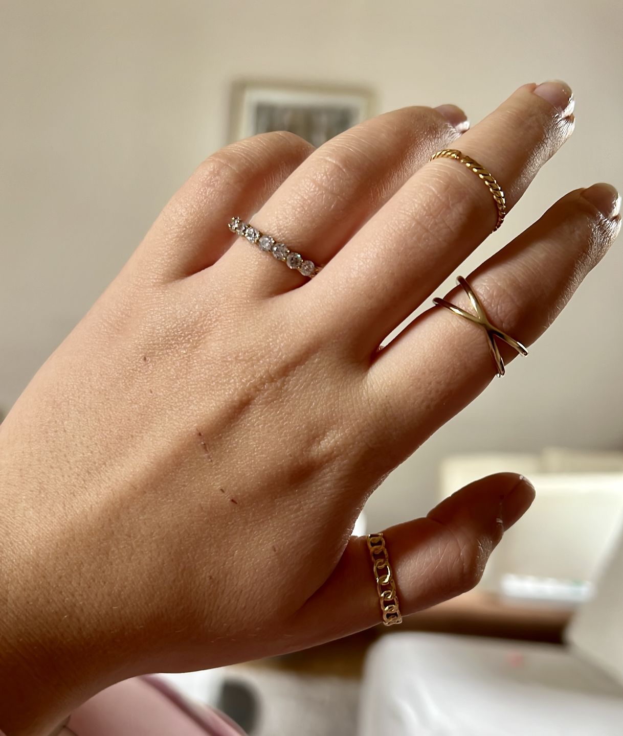 Customer photo review of Thin Cavo Ring | 18K vergoldet