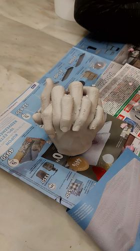 Customer photo review of Páros | Kézszobor készítő - Szett