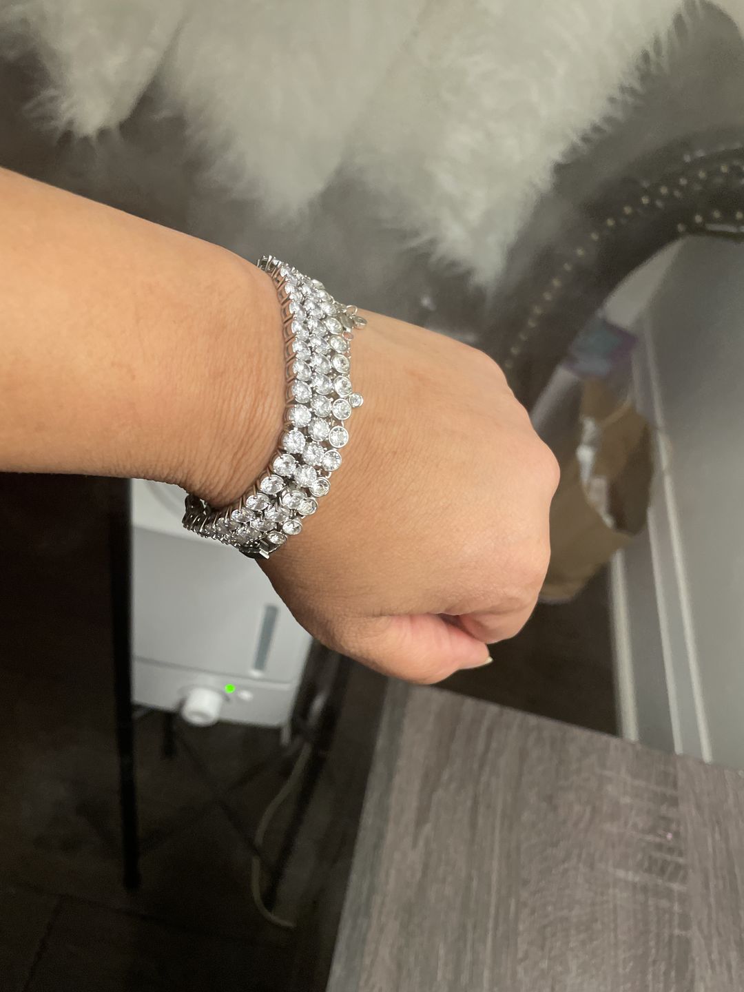 Customer photo review of Classic Shining Tennis Bracelet