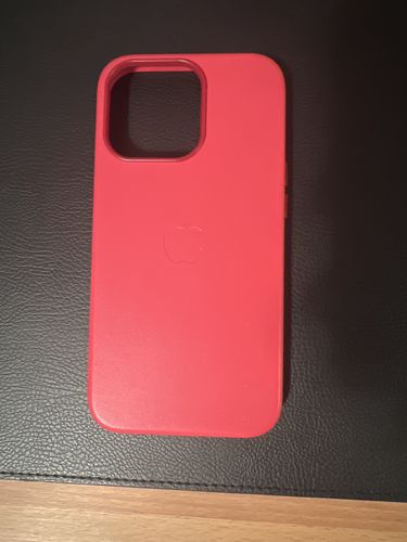 Customer photo review of iPhone Leather Case with MagSafe
