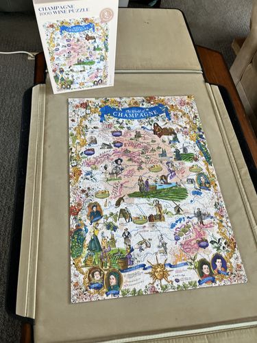 Customer photo review of Wine puzzle - Champagne