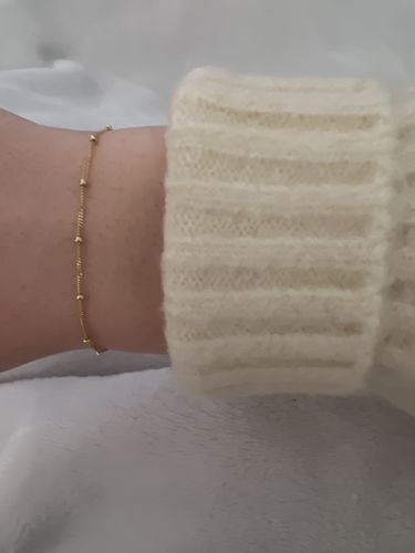 Customer photo review of Bracelet Satellite - Or 10k