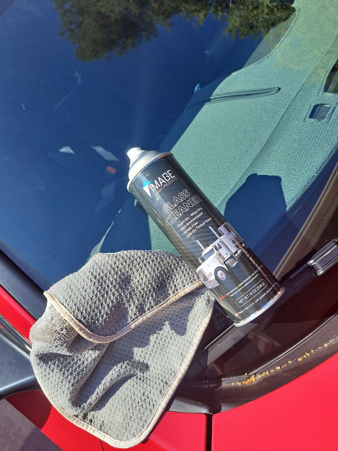 Customer photo review of Glass Cleaner
