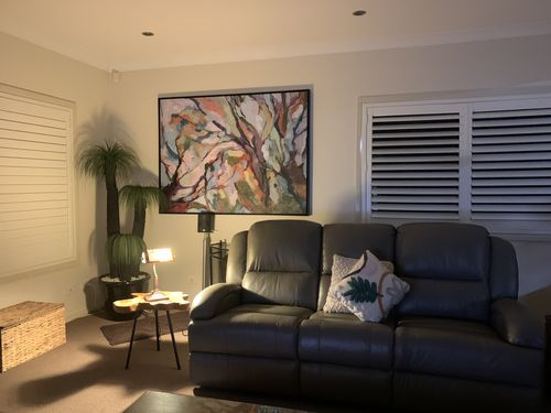 Customer photo review of Eucalypt Forest -  Original Abstract Australian Bush Nature Painting Stretched Canvas Or Art Print