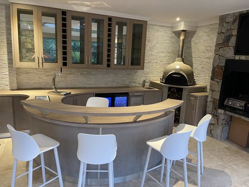 Customer photo review of Malmo Bar Stool - Metal and Polypropylene