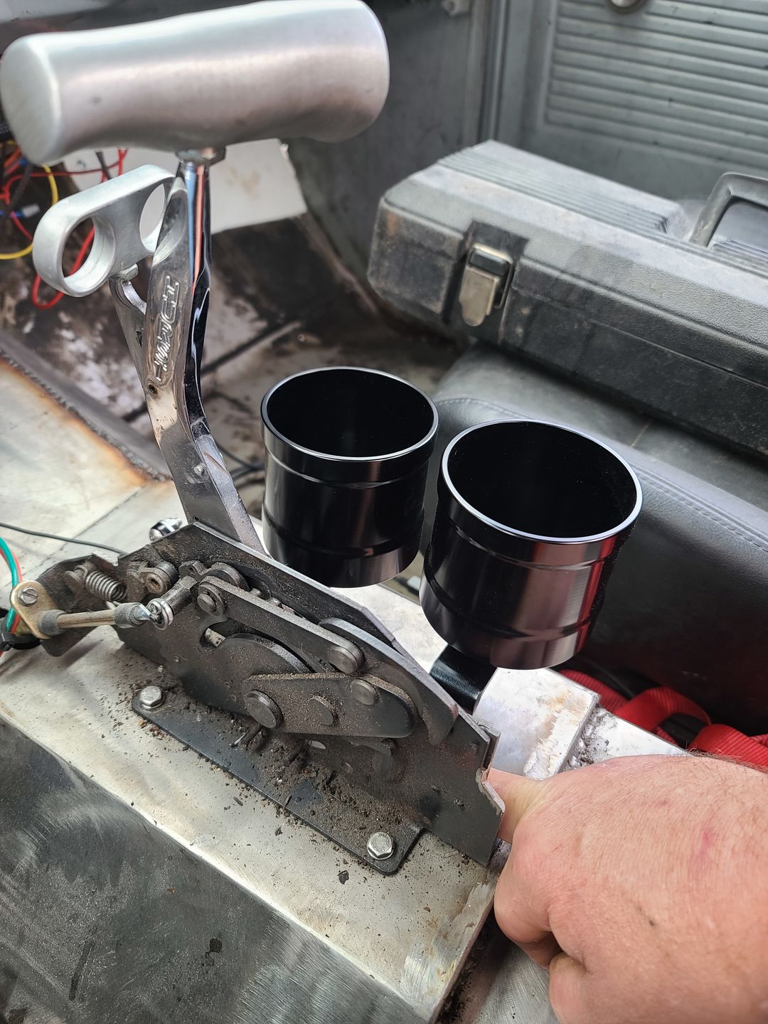 Customer photo review of Operator Series Dual Billet Cup Holder Attachment 16-141