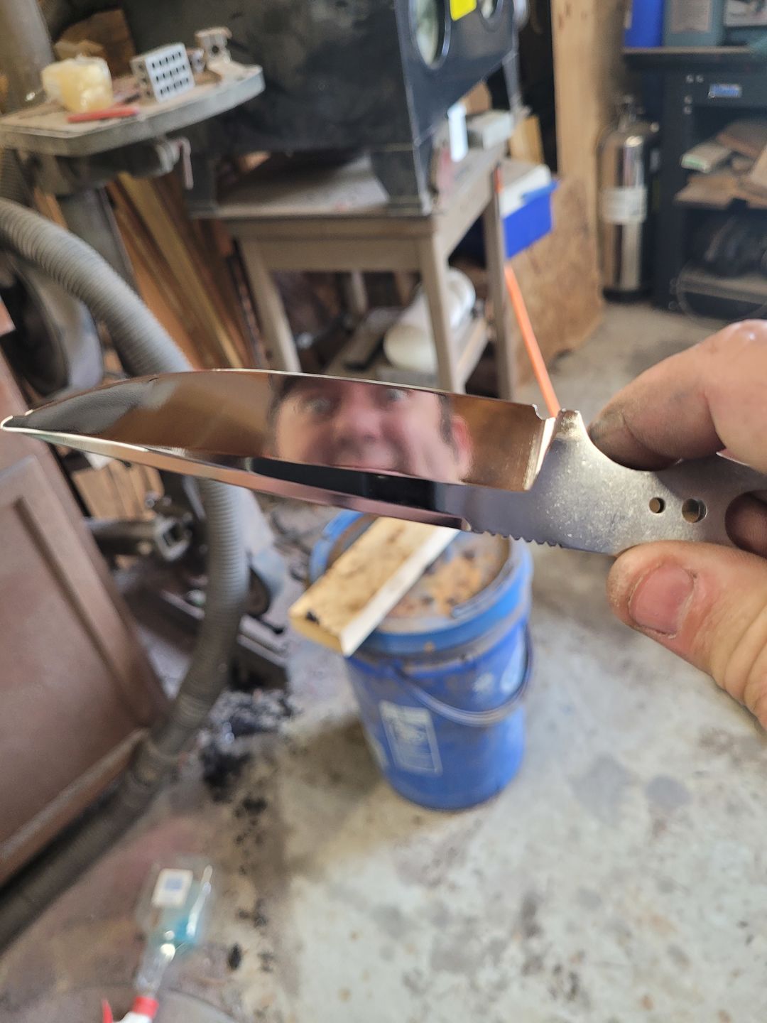 Customer photo review of Knife Polishing Kit