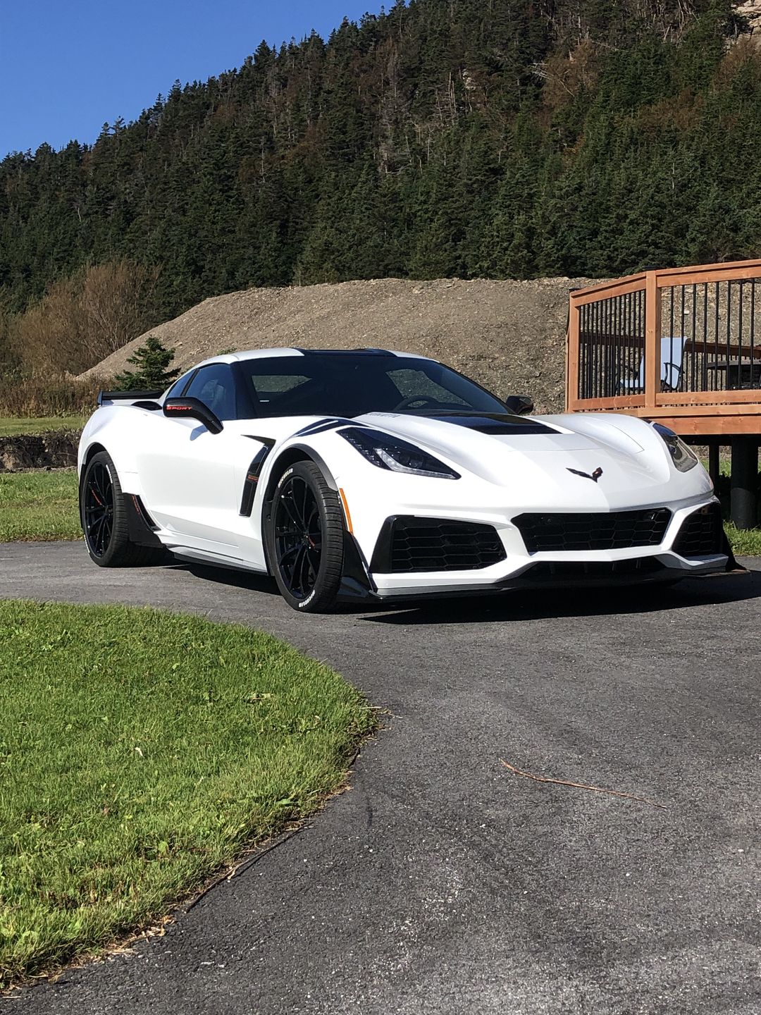 Customer photo review of Corvette C7 ZR1 Conversion Front Bumper Kit