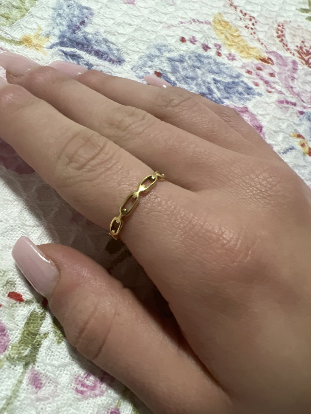 Customer photo review of Element Ring | 18K vergoldet