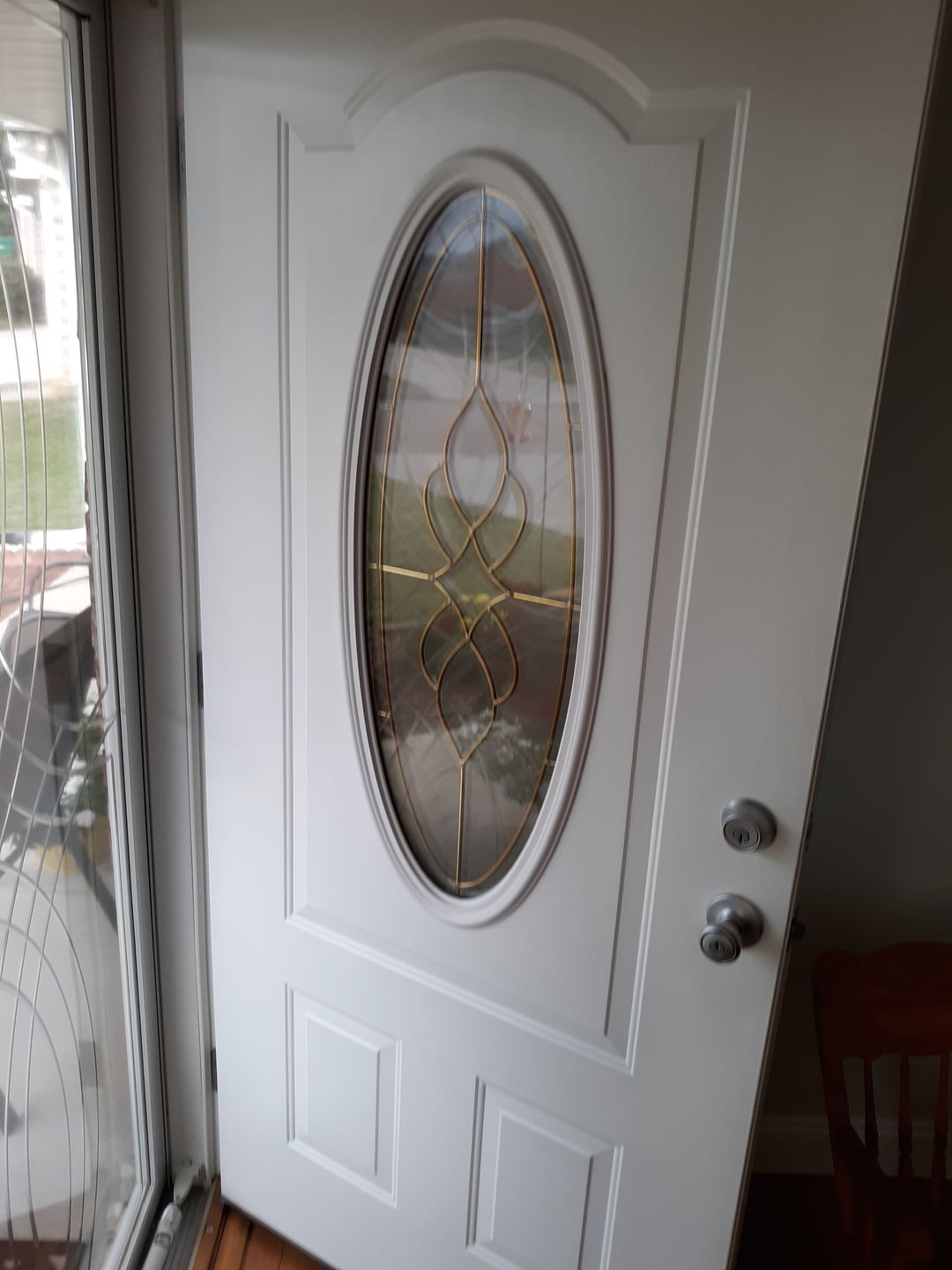 Customer photo review of Small Oval 16" x 39" Frame Kit