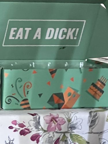Customer photo review of Eat a Dick - The Chocolate Dick