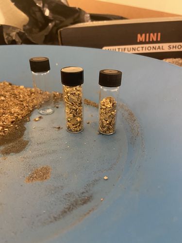 Customer photo review of Treasure Paydirt Surprise '300 GRAM GOLD HUNT' - Gold Paydirt Panning Concentrates
