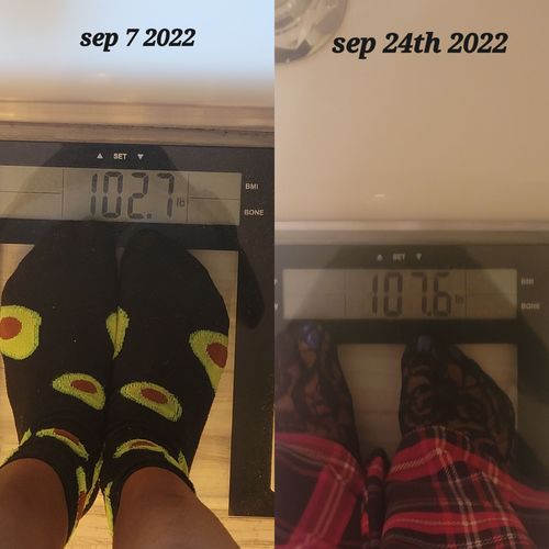 Customer photo review of Apetamin Vitamin weight gain syrup $14.99 | Fast Shipping within 2 days