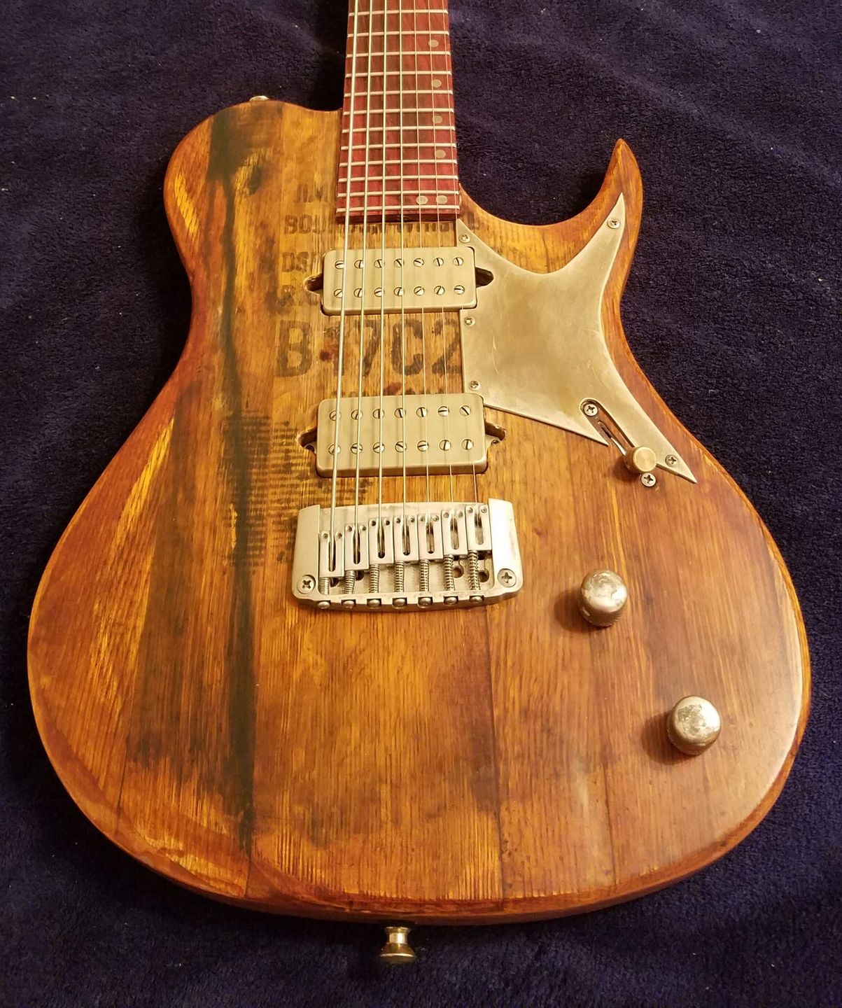 Customer photo review of 7 String Ibby HM Guitar Bridge