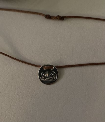 Customer photo review of Custom Silver Friendship Bracelet