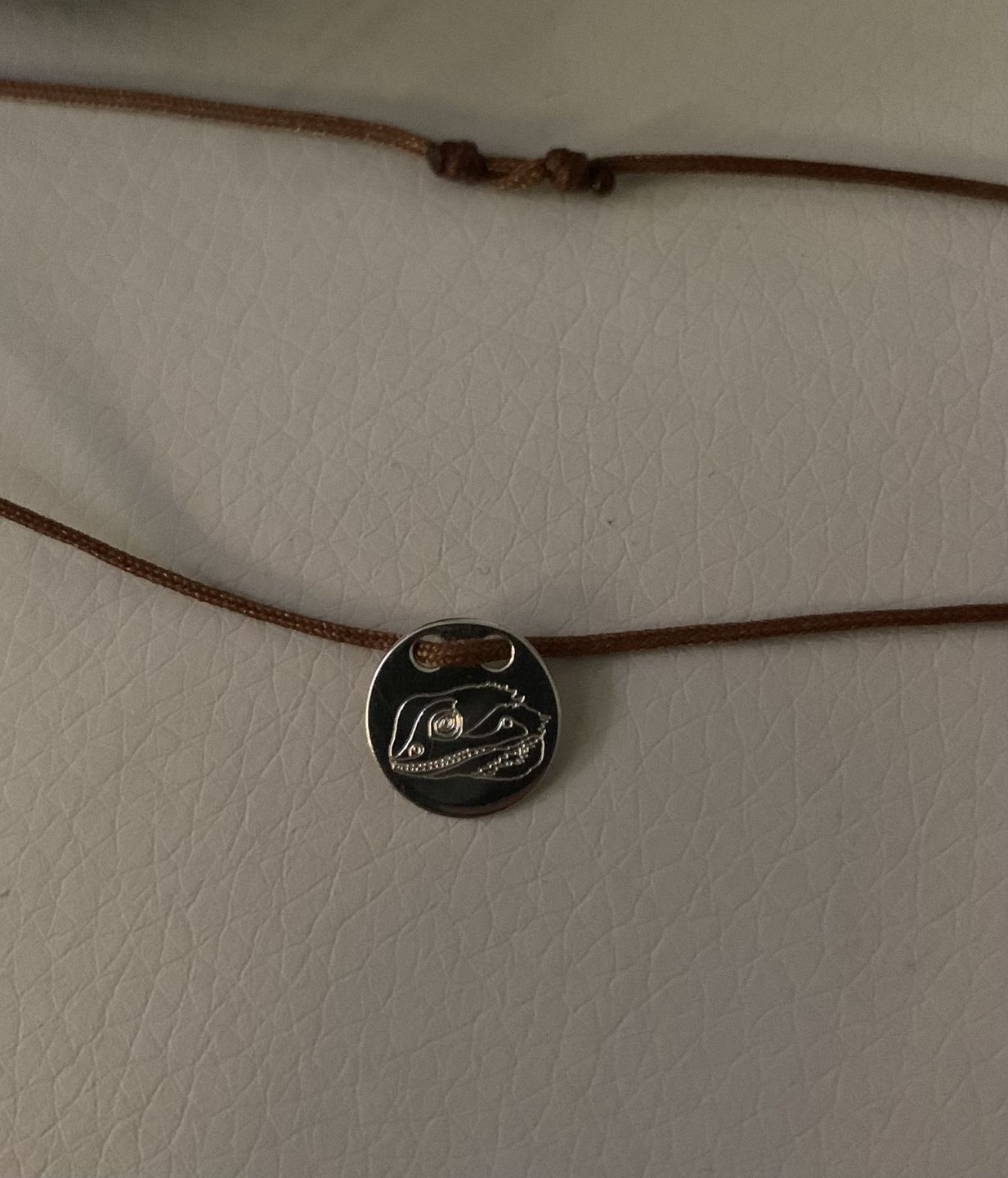 Customer photo review of Custom Silver Friendship Bracelet