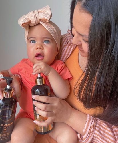 Customer photo review of Hair Thickening With Argan Oil - 10 Minute Miracle - Essential Bundle