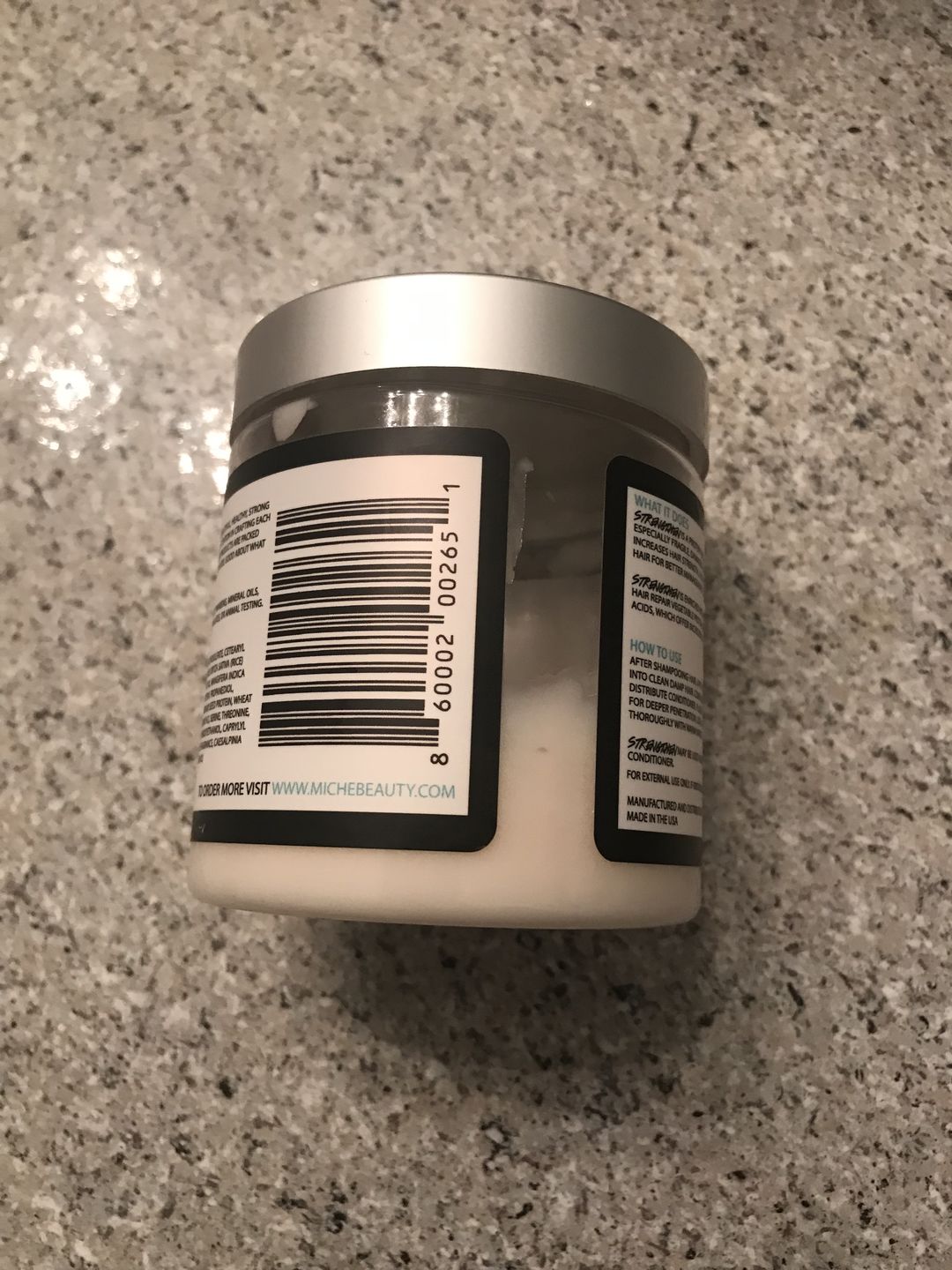 Customer photo review of STRENGTHEN Protein + Moisture Balancing Deep Conditioner