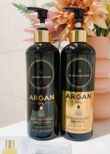 Customer photo review of Hair Thickening with Argan Oil - 10 Minute Miracle - Shampoo 500ml