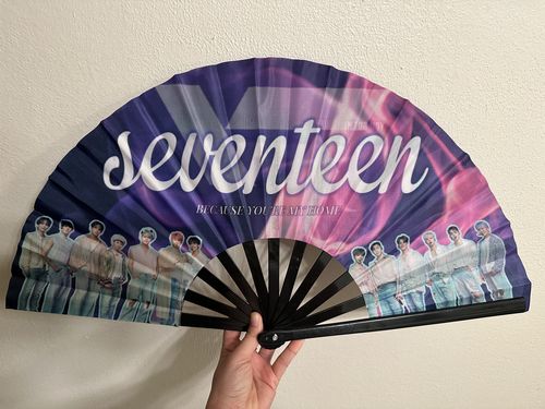Customer photo review of Custom - Double-Sided Hand Fan