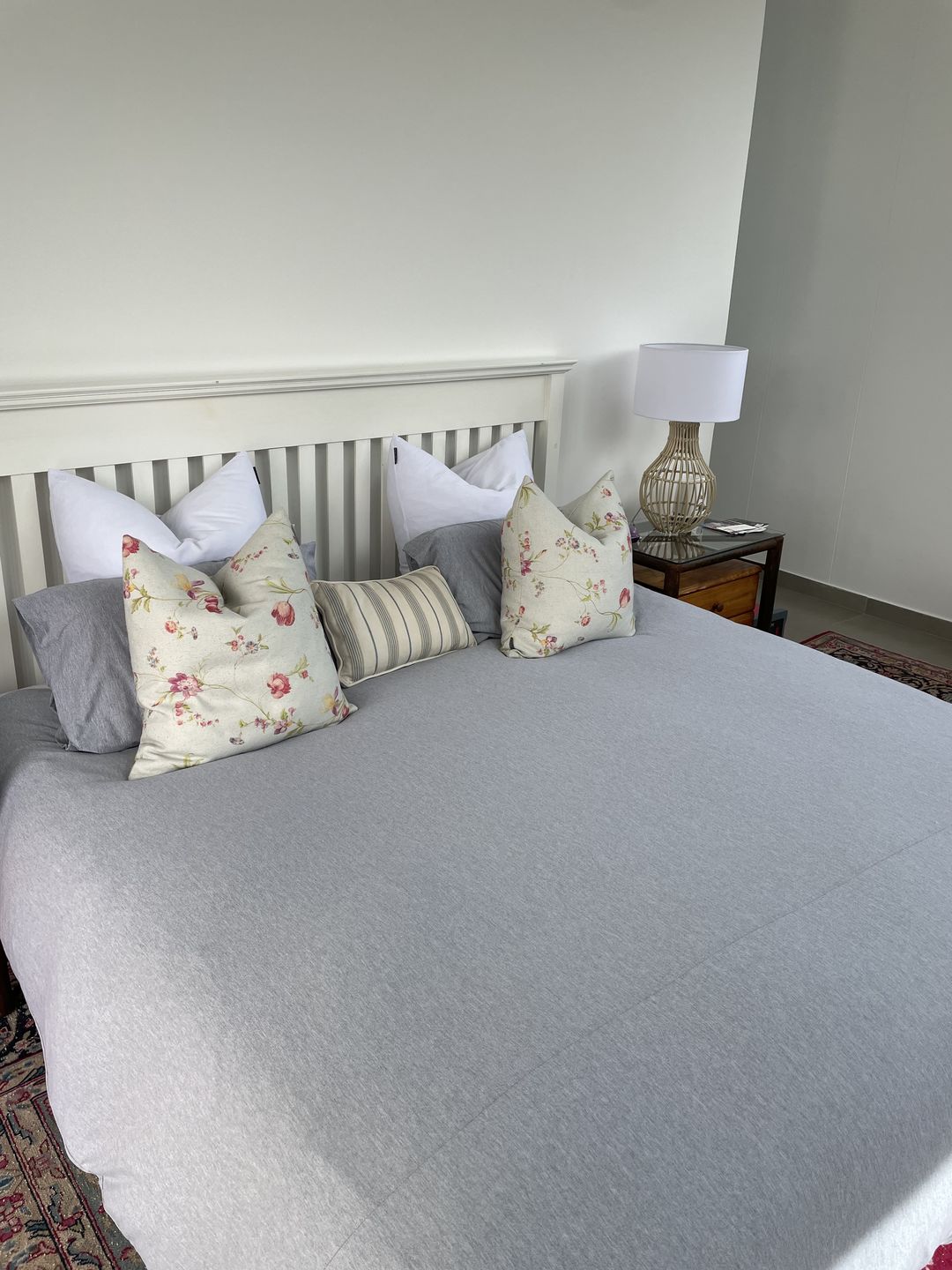 Customer photo review of Soft Grey Duvet Cover Set