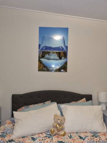 Customer photo review of Acrylic Mounting Panel - 80 x 120 cm