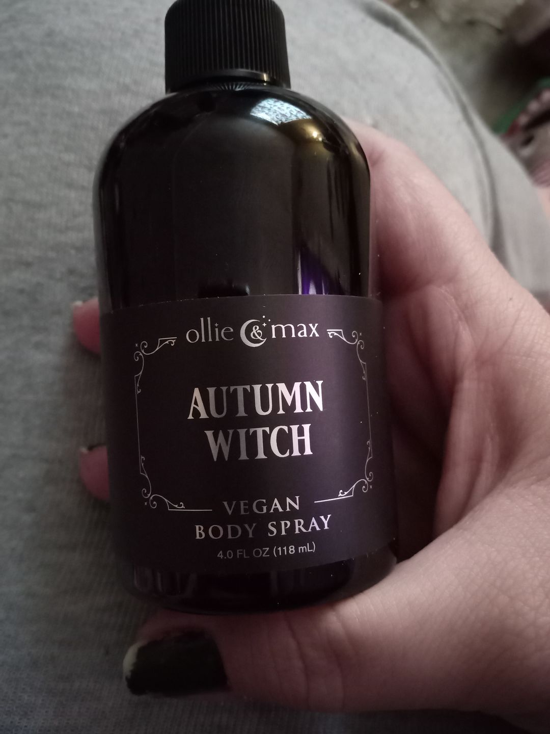 Customer photo review of Autumn Witch Body Spray