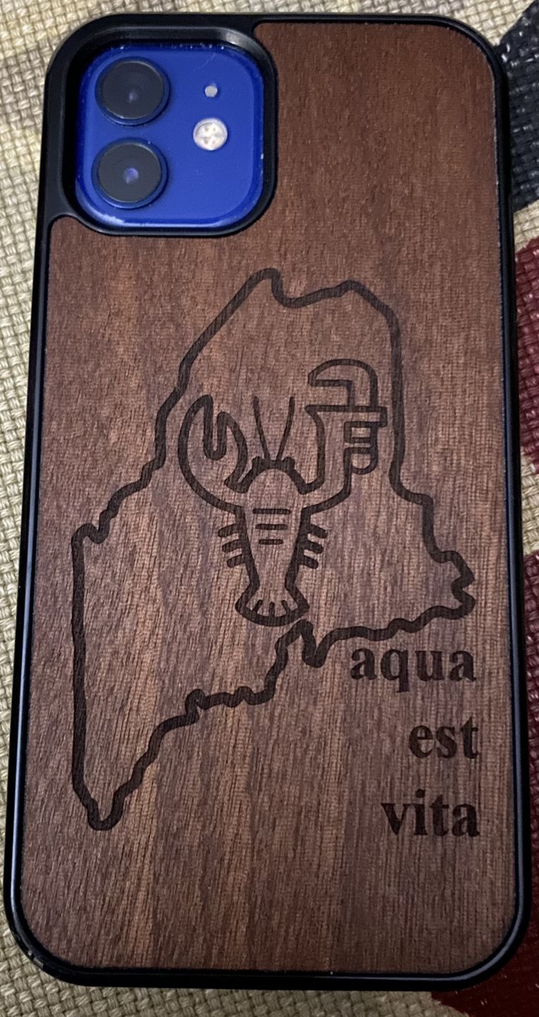 Customer photo review of Custom Logo Design iPhone Case