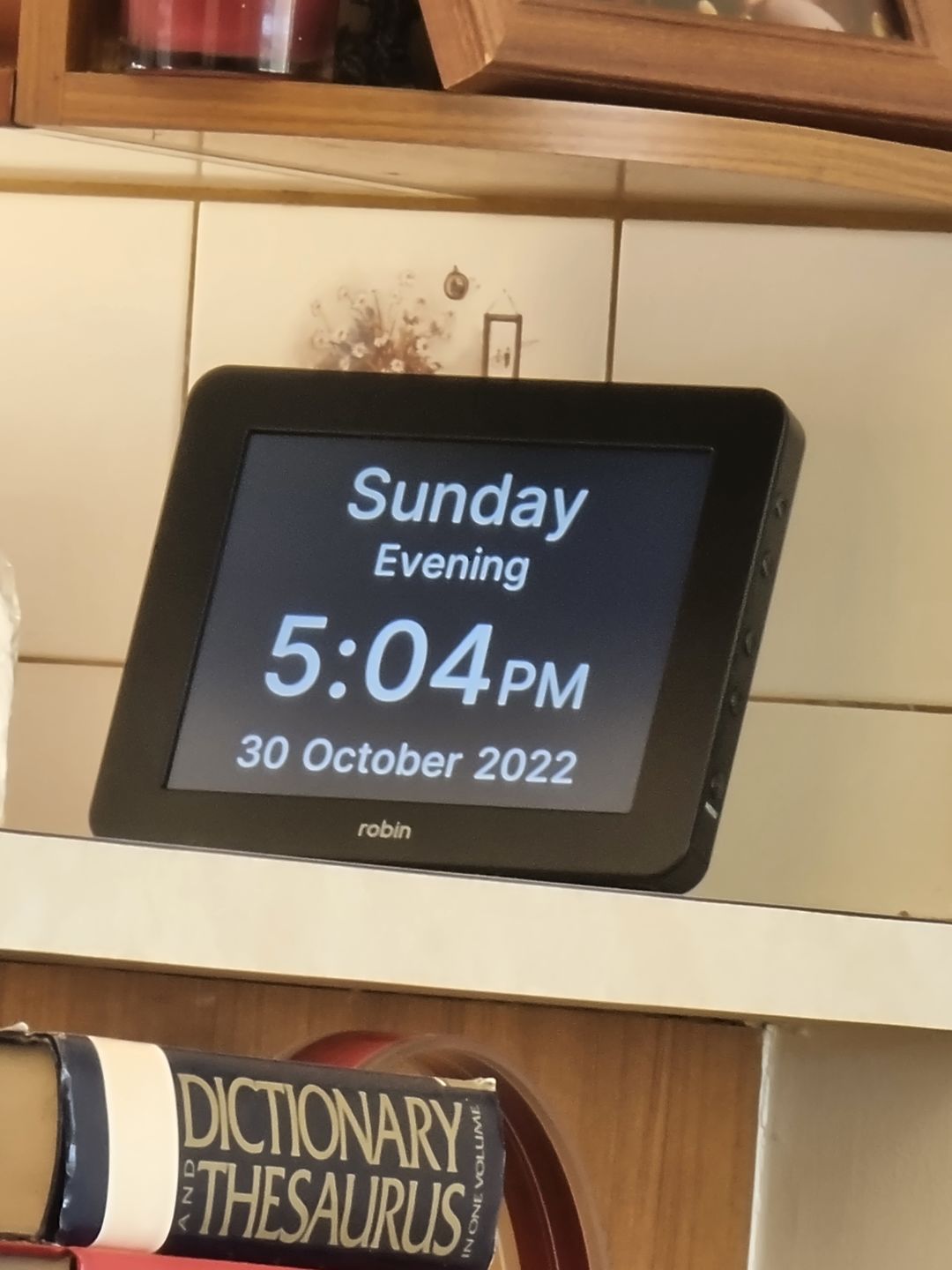 Customer photo review of Robin Day Clock