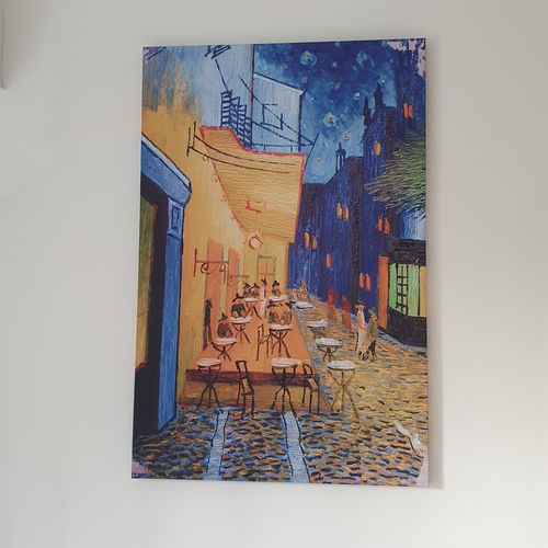 Customer photo review of Terrazza di un caffè di notte, Van Gogh