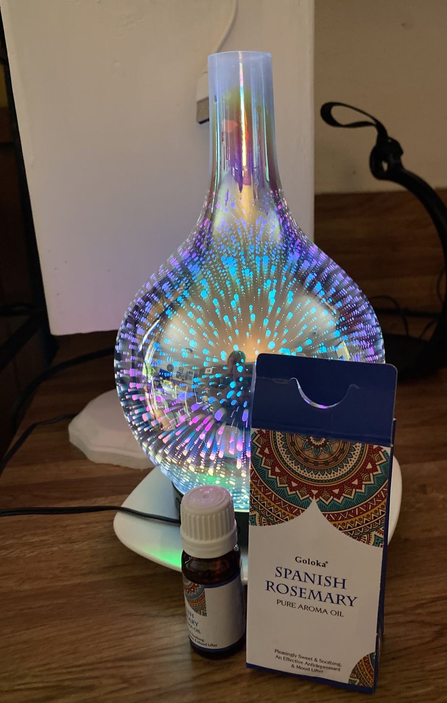 Customer photo review of Bright Vibes Spanish Rosemary Aroma Oil