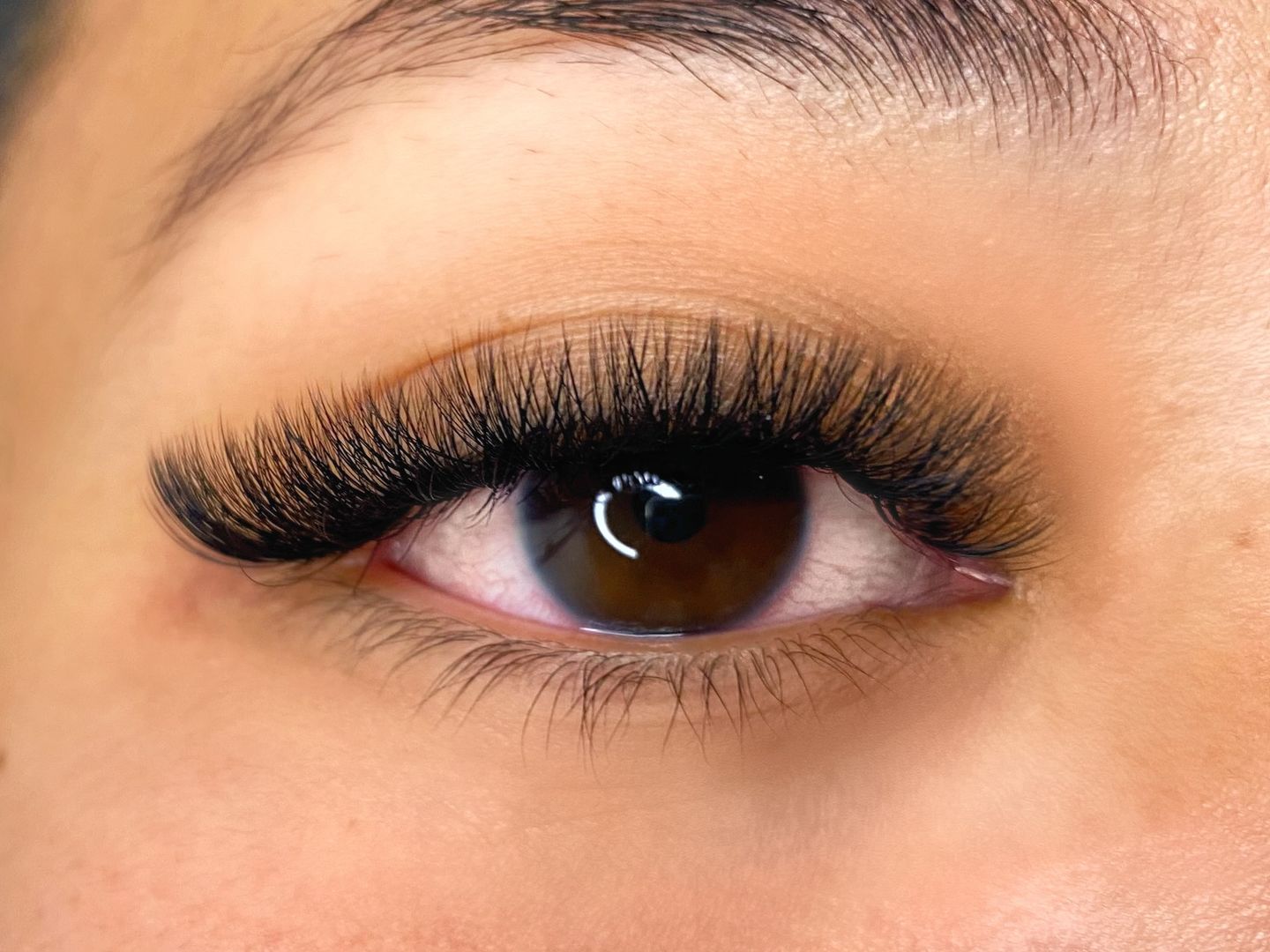 Customer photo review of Premium Eyelash Extensions 0.03mm