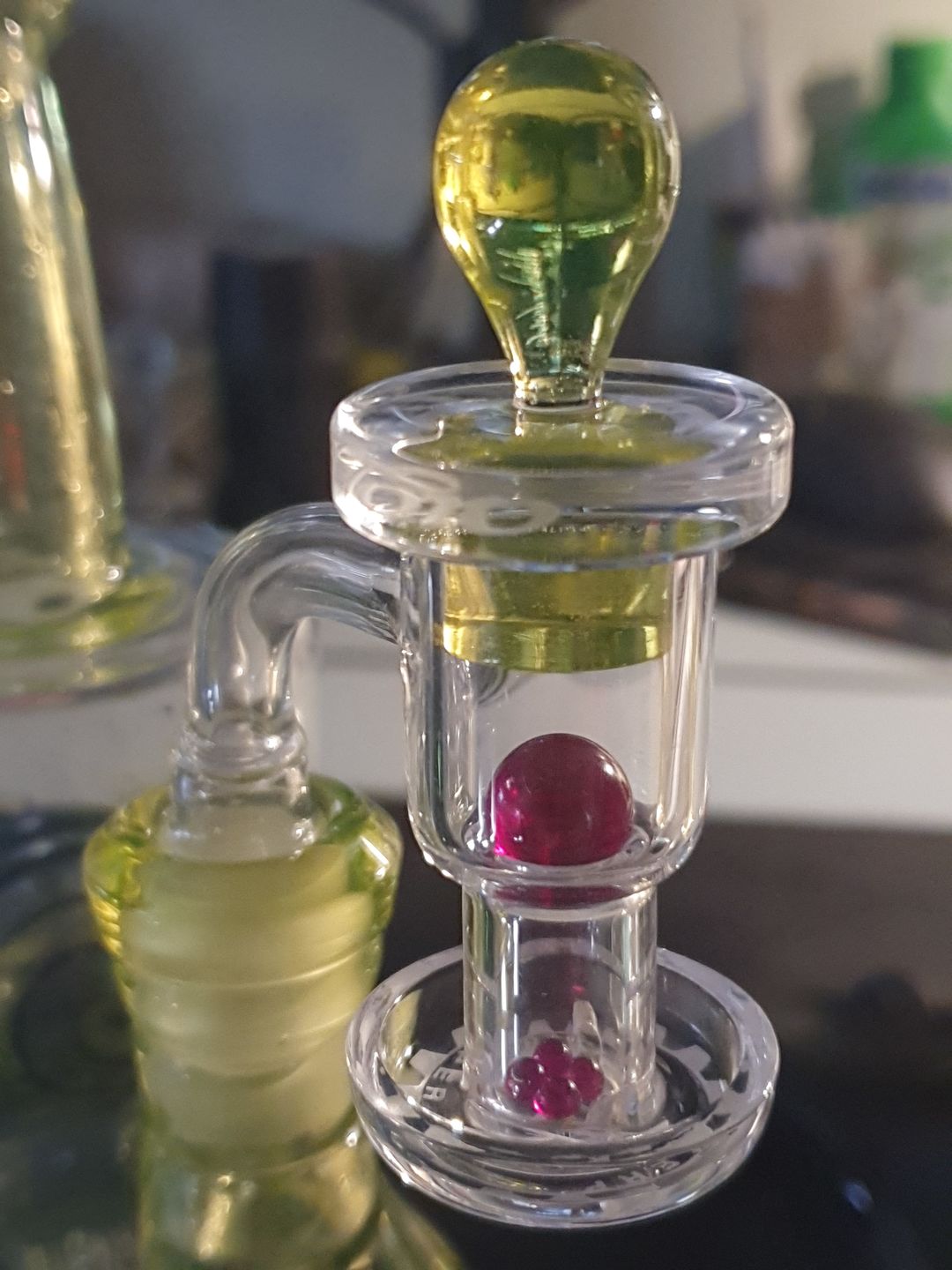 Customer photo review of 3mm Ruby Terp Pearls