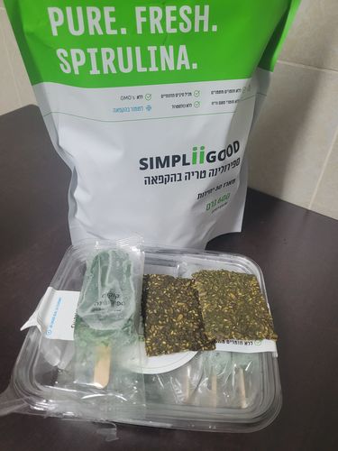 Customer photo review of חבילת גוד וייב מארז דו חודשי + 2 חבילות ארטיקים 20 יח + 5 חבילות קרקר ספירולינה