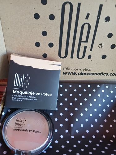 Customer photo review of Polvo Compacto Olé! Translucido, 10 g