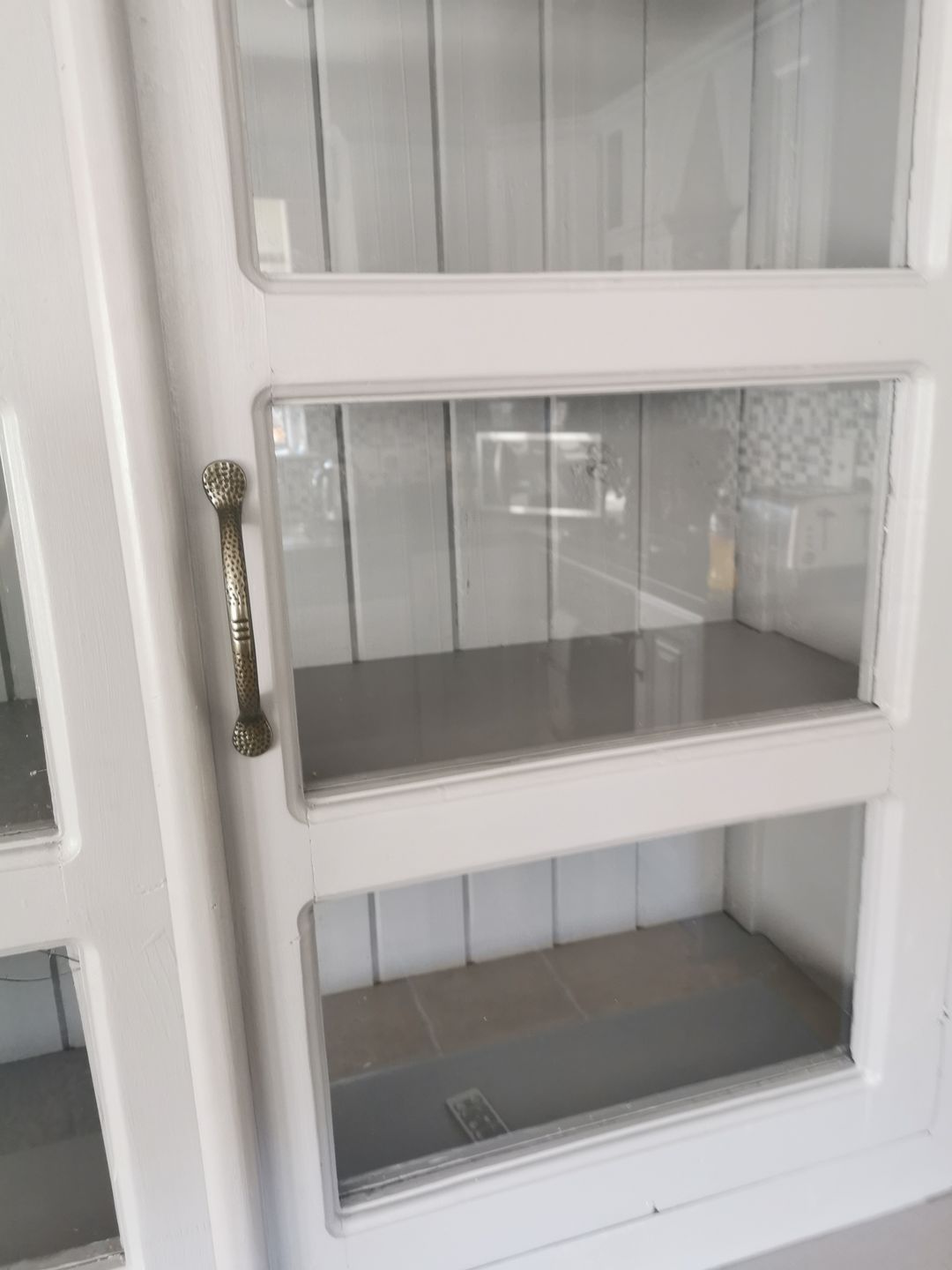Customer photo review of Warwick Mottled Cast Iron Pull Handle