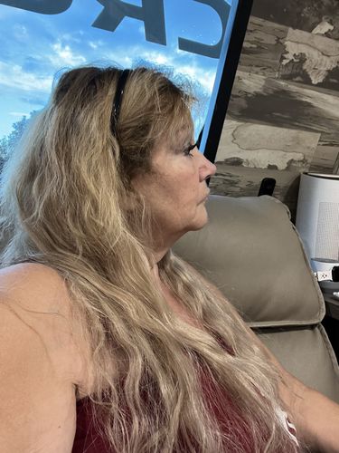 Customer photo review of Full Shine Genius Weft Hair Extensions 100% Virgin Human Balayage  (#3/8/22)