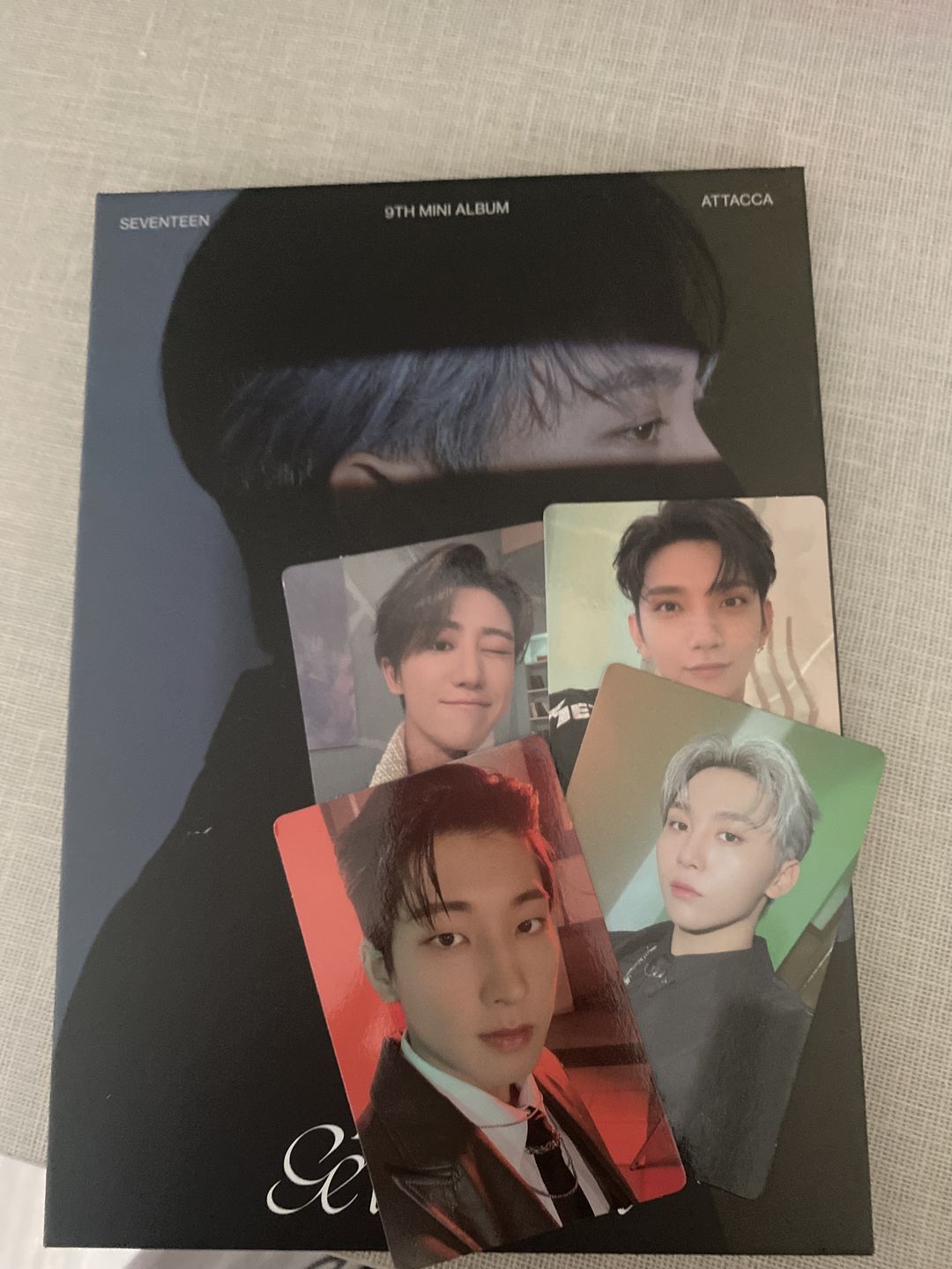 Customer photo review of SEVENTEEN - 9TH MINI ALBUM ATTACCA CARAT VER.