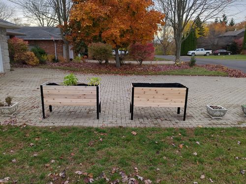Customer photo review of 18" x 48" Raised Garden Bed