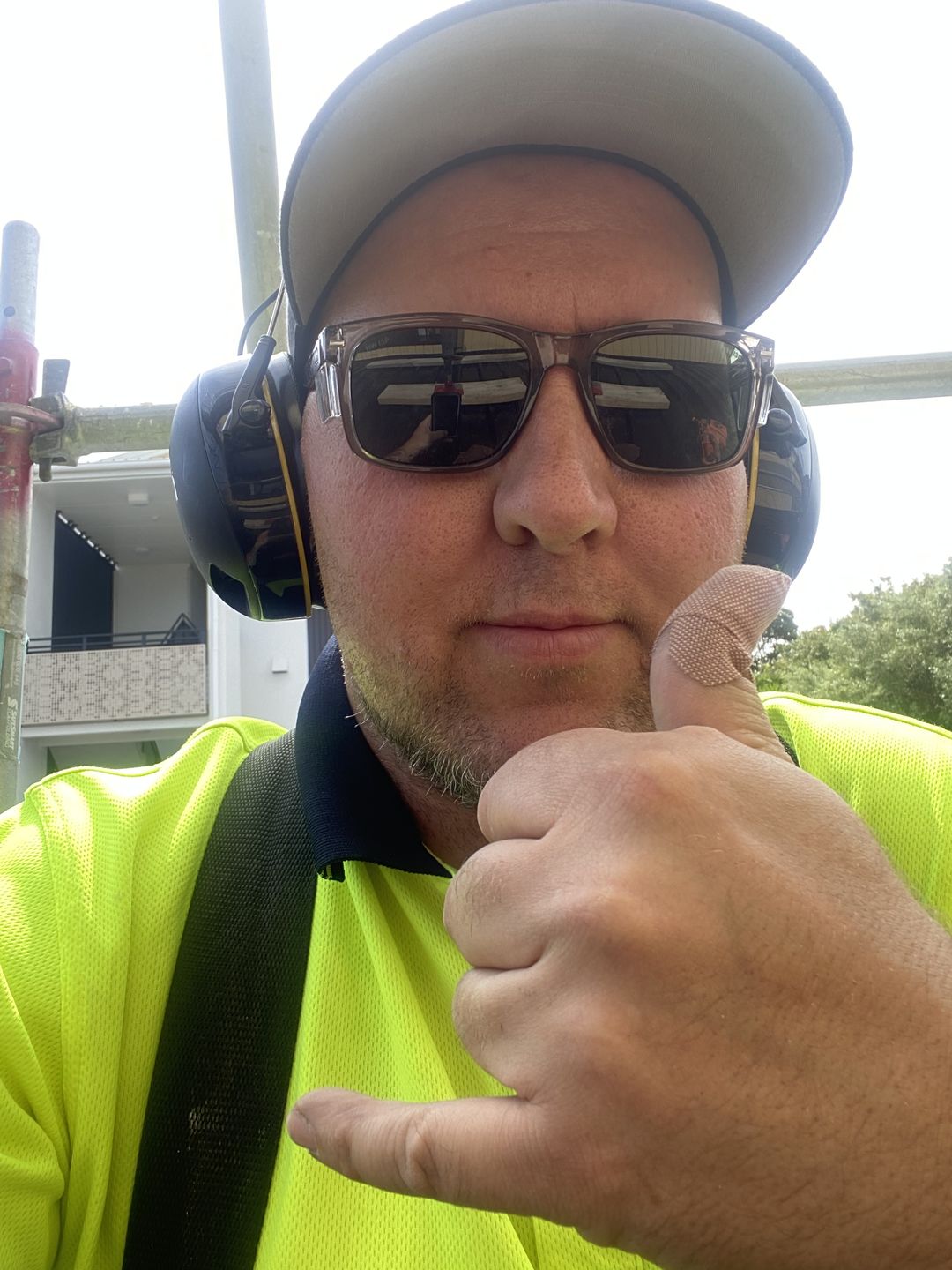 Customer photo review of Kenneth Steel Polarised Safety Glasses