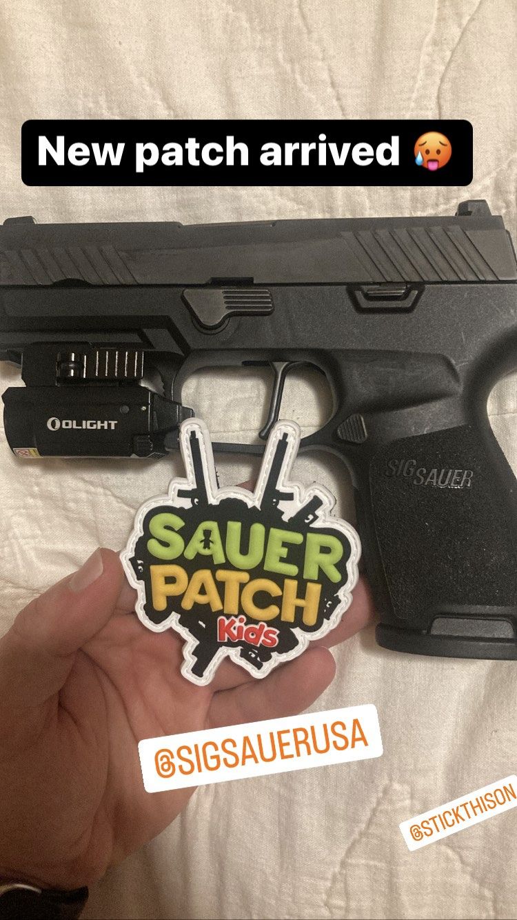 Customer photo review of Sauer Patch Kids Morale Patch