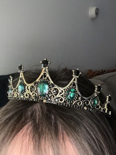 Customer photo review of Emerald Princess Tiara