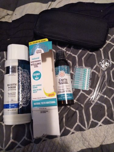 Customer photo review of Dual Chamber Oxyburst Mouthwash