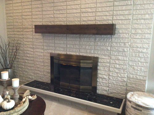 Customer photo review of Contemporary Mantels