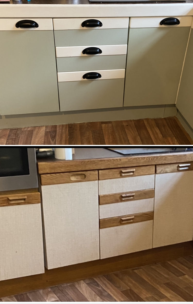 Customer photo review of Classic Cast Iron Cupboard Handles | Black